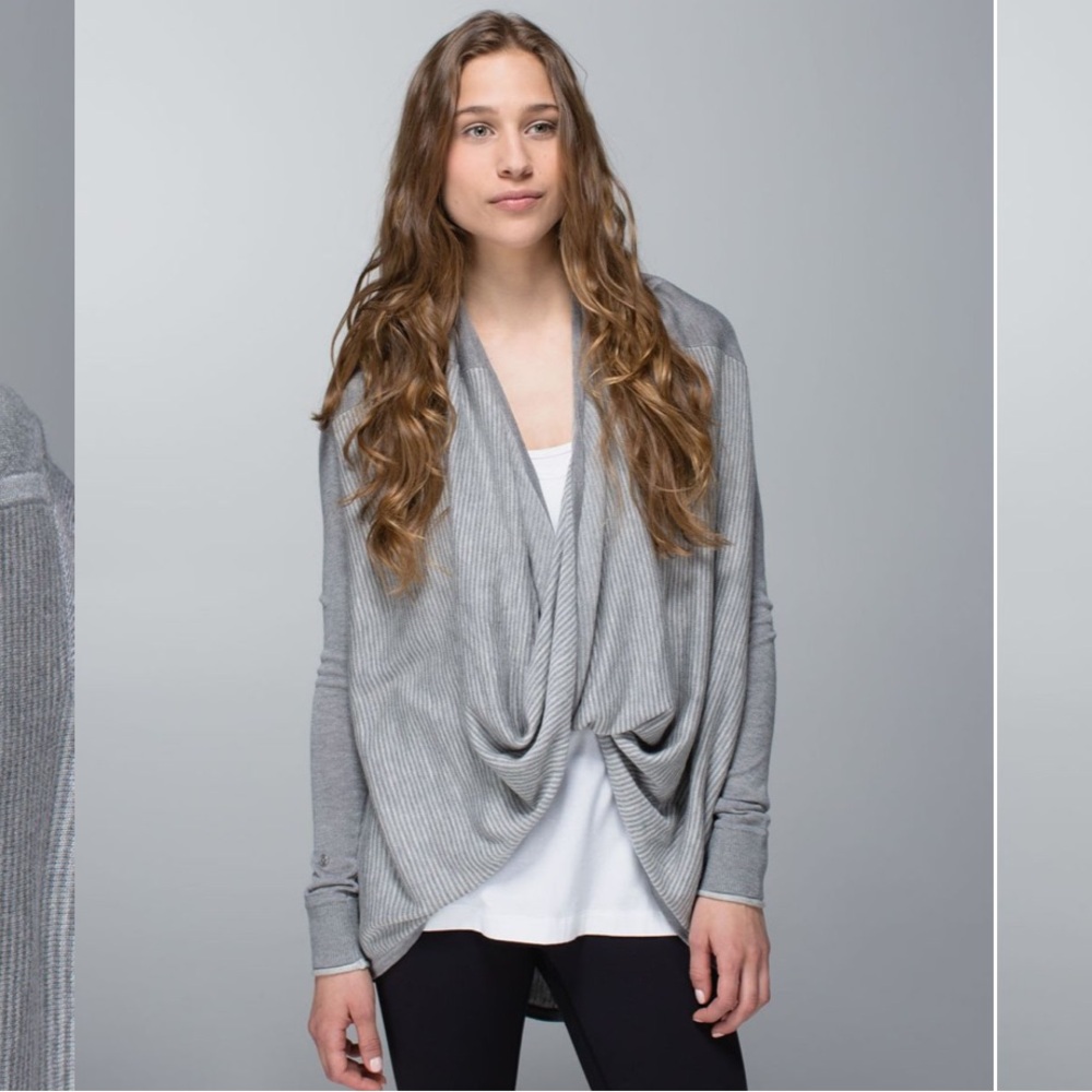 lululemon Iconic Sweater Wrap Grey